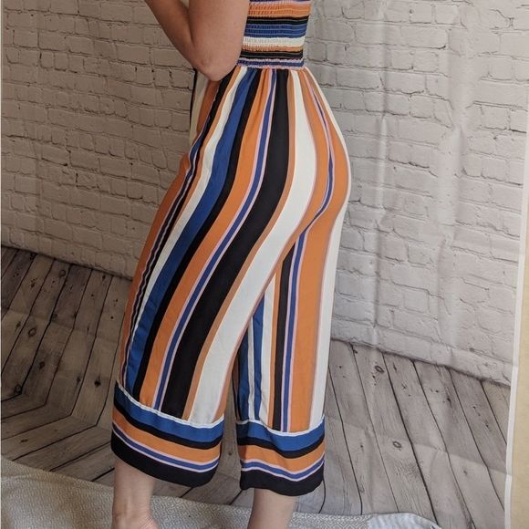 Striped tank jumpsuit - Picture 4 of 9